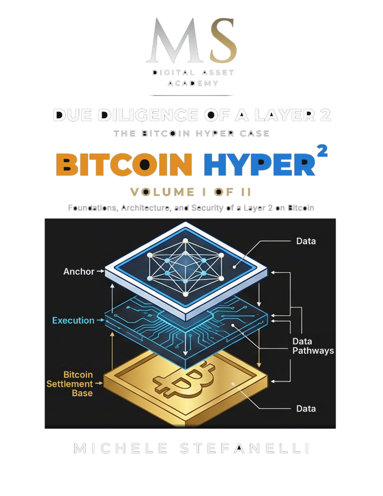 Front cover of &ldquo;Due Diligence of a Layer 2 – The Bitcoin Hyper Case, Volume I&rdquo; by Michele Stefanelli